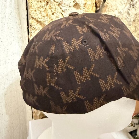 Michael Kors Brown MK Logo Baseball Cap Adjustable OS NWT main image 7